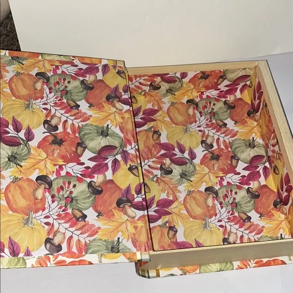 Colorful Fruit Pattern Notebook Storage Box - Picture 7 of 9